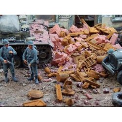 Metalskrot, industri. Rustne farver