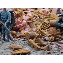 Metalskrot. Rustne farver