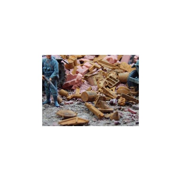 Metalskrot. Rustne farver