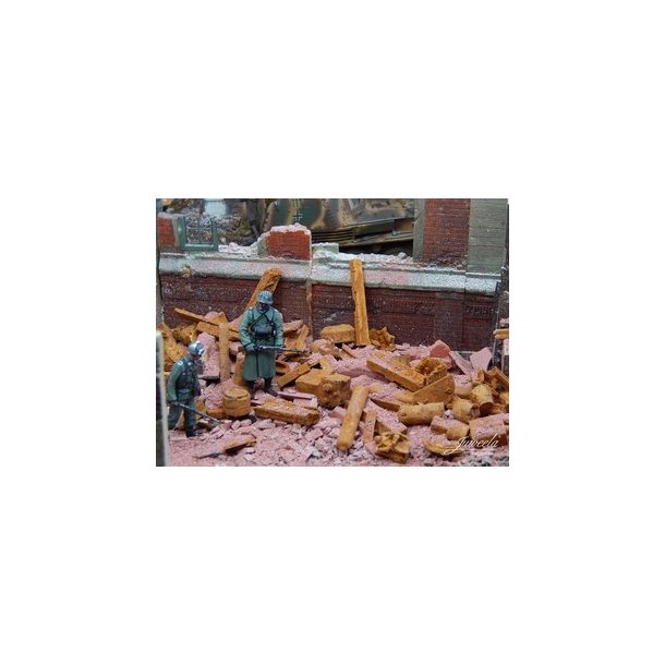 Metalskrot, industri. Rustne farver