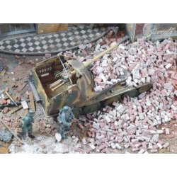 Diverse mursten, blandede farver med og uden mrtel. Ca. 150 gram