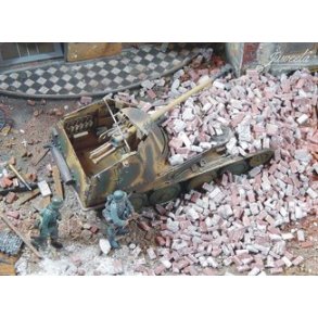 Diverse mursten, blandede farver med og uden mrtel. Ca. 150 gram