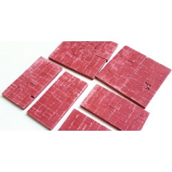 Mursten p� plade. Pakke med 8 plader