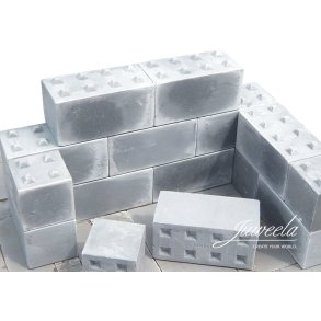 Betonblokke med knopper, 8 + 4