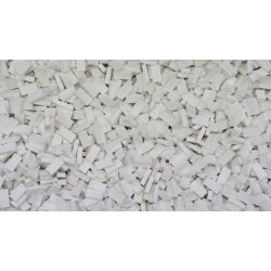 Mursten, hvide. 3000 stk. Skala 1/87