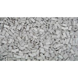 Mursten, mrkegr. 3000 stk. Skala 1/87