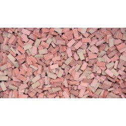 Mursten, rdmix. 3000 stk. Skala 1/87