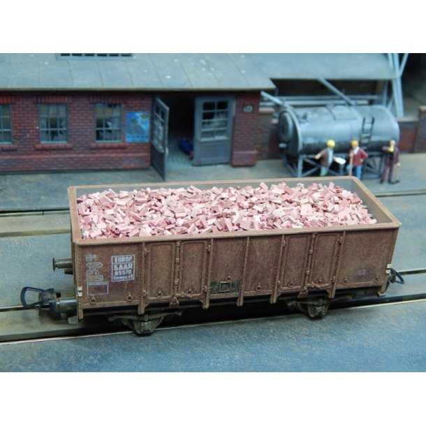 Mursten, rdmix. 3000 stk. Skala 1/87