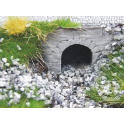 Bro af hvide sten. 4 stk. Skala 1/87