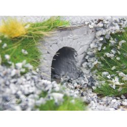 Bro af hvide sten. 4 stk. Skala 1/87