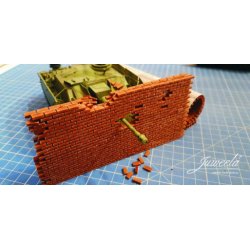 Murstensv�g Flexyway, m�rk r�d. 235 x 138 mm