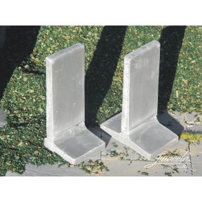 Betonst�tter, L-vinkel 5 stk + T-vinkel 5 stk.