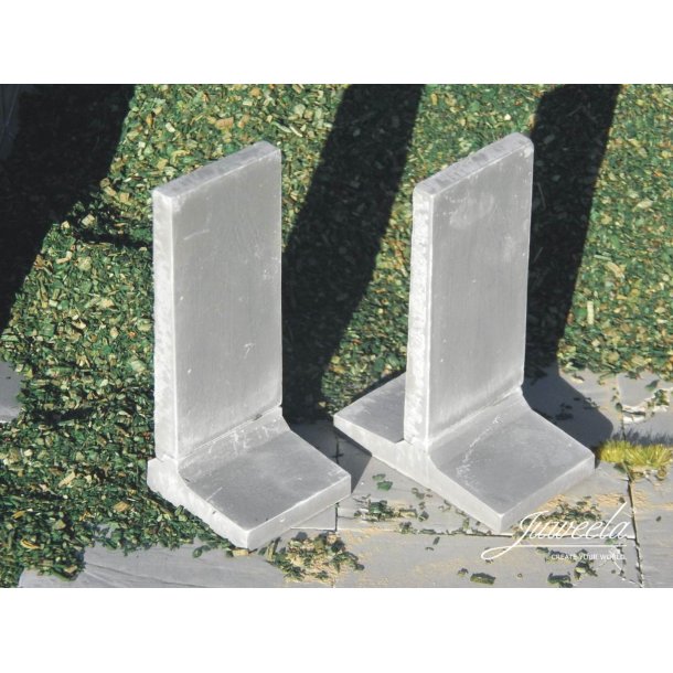 Betonst�tter, L-vinkel 5 stk + T-vinkel 5 stk.