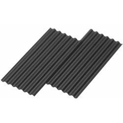 Blgetagplade, anthrazit gr. 50 stk.