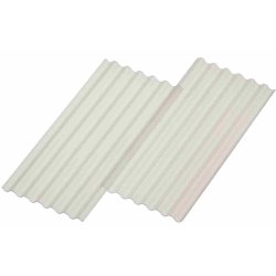 Blgetagplade, opal (delvis transparant). 30 stk.