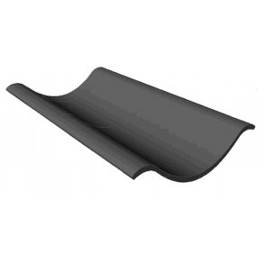 Tagsten, anthrazit gr, dobbel. 560 stk.