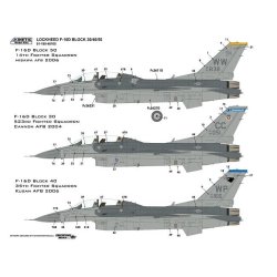 F-16D Block 30/40/50 USAF, skala 1/48