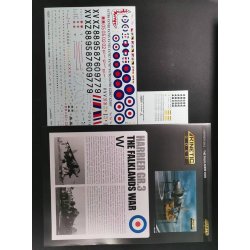 Harrier GR.3 Falklands 40th Anniversary w/tow tractor