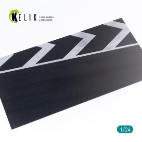 Asphalt road race track Base - Acrylic 3 mm (180 x 357 mm) (1/24)