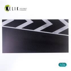 Asphalt road race track Base - Acrylic 3 mm (180 x 357 mm) (1/24)