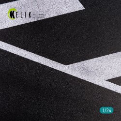 Asphalt road race track Base - Acrylic 3 mm (180 x 357 mm) (1/24)