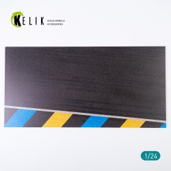 Asphalt road 24 Hours of Le Mans type 2 Base - Acrylic 3 mm (180 x 357 mm) (1/24)