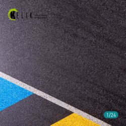 Asphalt road 24 Hours of Le Mans type 2 Base - Acrylic 3 mm (180 x 357 mm) (1/24)