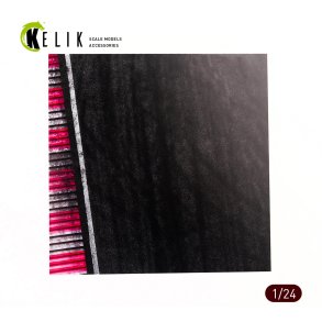Racing Track for 2 models - Base - Acrylic 3 mm (240 x 240 mm) (1/24)