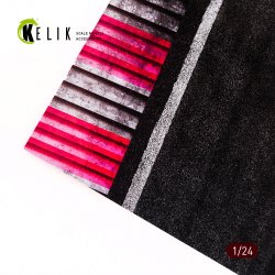 Racing Track for 2 models - Base - Acrylic 3 mm (240 x 240 mm) (1/24)