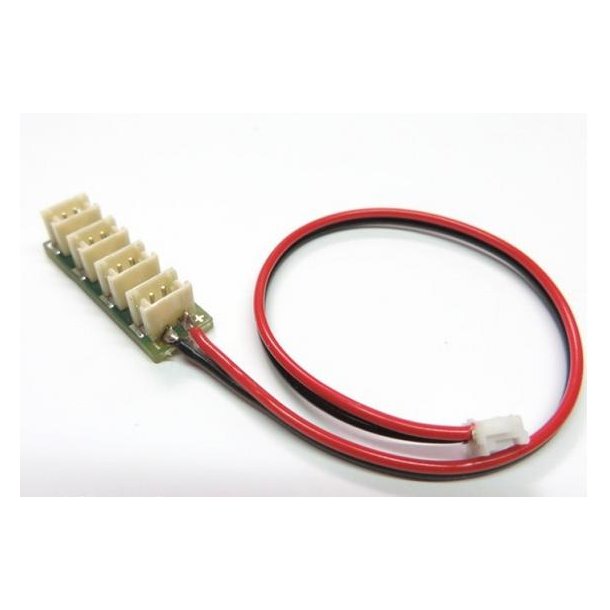 Fordelerstik 4 til Kingbus-System med 30 cm kabel