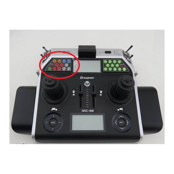 Kingpad Graupner mc-edition afbrydere