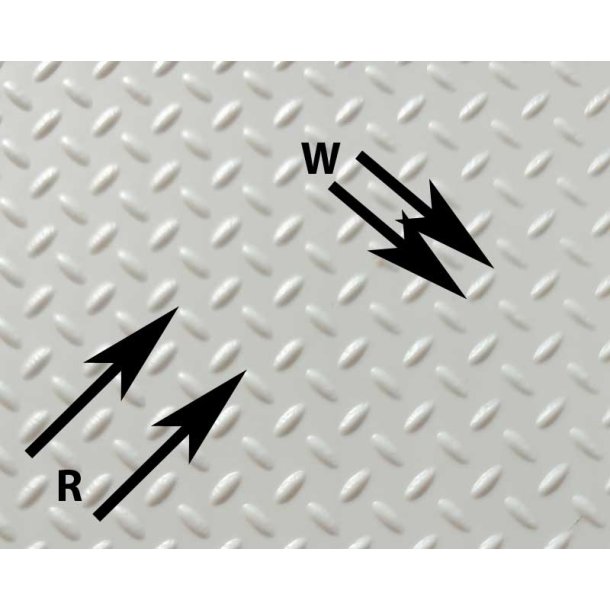 Profilplade (drkplade) til dk m.m. Skala ca. 1/48. 2 stk.
