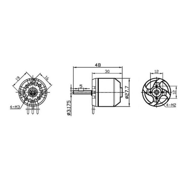 MAX Marine P285 Brushless Motor 750KV