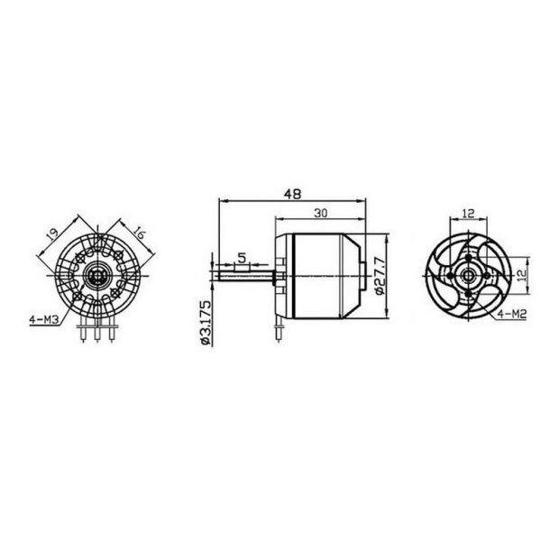 MAX Aero BL Motor A281 1000 KV