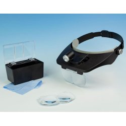 Hovedlup med 4 linser og LED