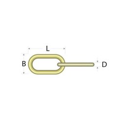 Ankerkde 3,3 x 2,5 x 0,5 x 1000 mm