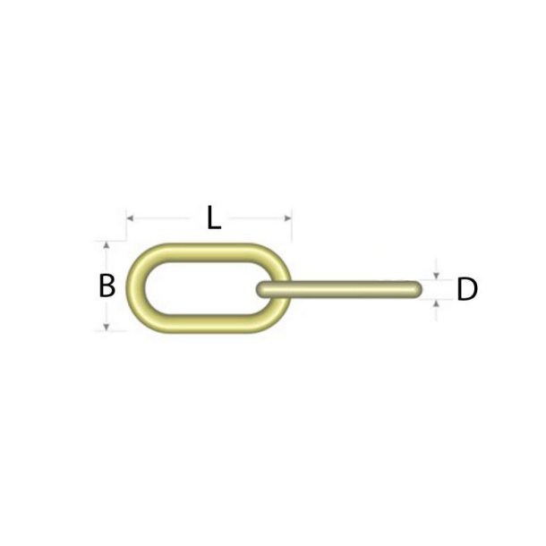 Ankerkde 3,3 x 2,5 x 0,5 x 1000 mm
