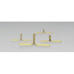 Split med afstandsstykke, L=15 mm, 20 stk.