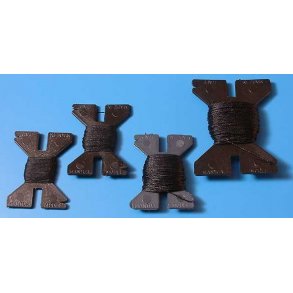 Rigningstrd 0,50 mm x 10 meter, sort