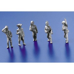 Figurer i metal, 18. rhundrede. Skala 1/64