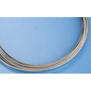 Stålwire, rustfri, Ø0,5 mm, 10 meter