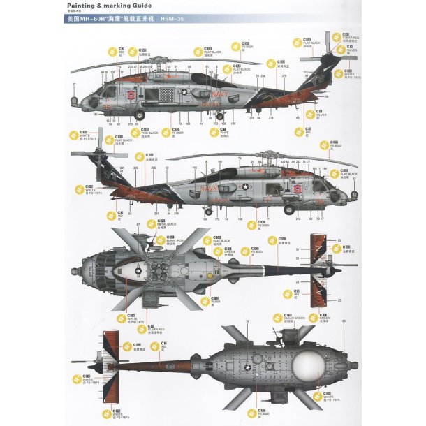 Sikorsky MH-60R Seahawk, skala 1/35