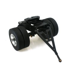 Dolly med en aksel og tvillingehjul