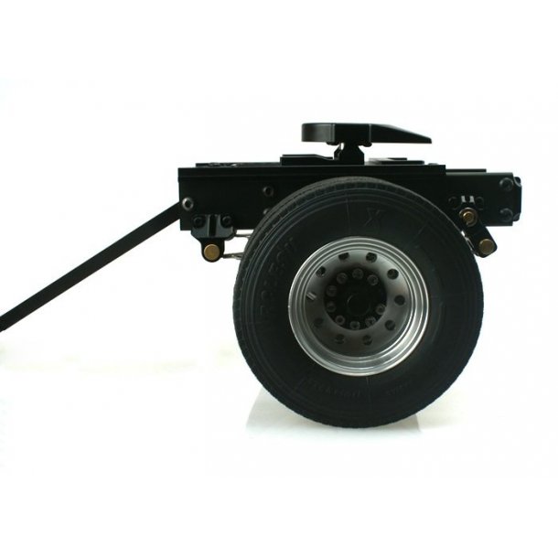 Dolly med en aksel og tvillingehjul