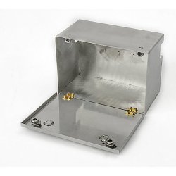 Sideskab i st�l med glat forside