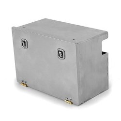 Sideskab i st�l med glat forside