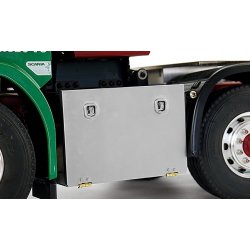 Sideskab i st�l med glat forside