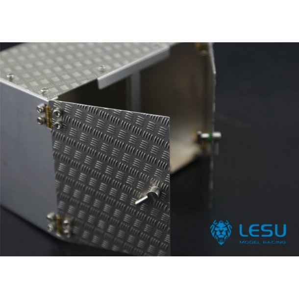 Sideskab i rustfrit stl