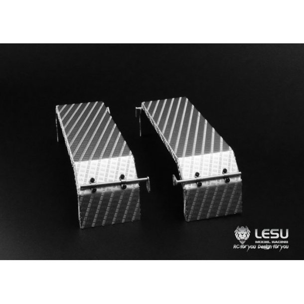 Skrm til tvillingehjul, rustfrit stl