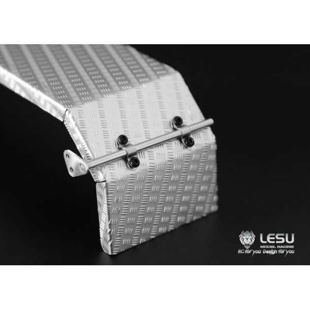 Skrm til tvillingehjul, rustfrit stl